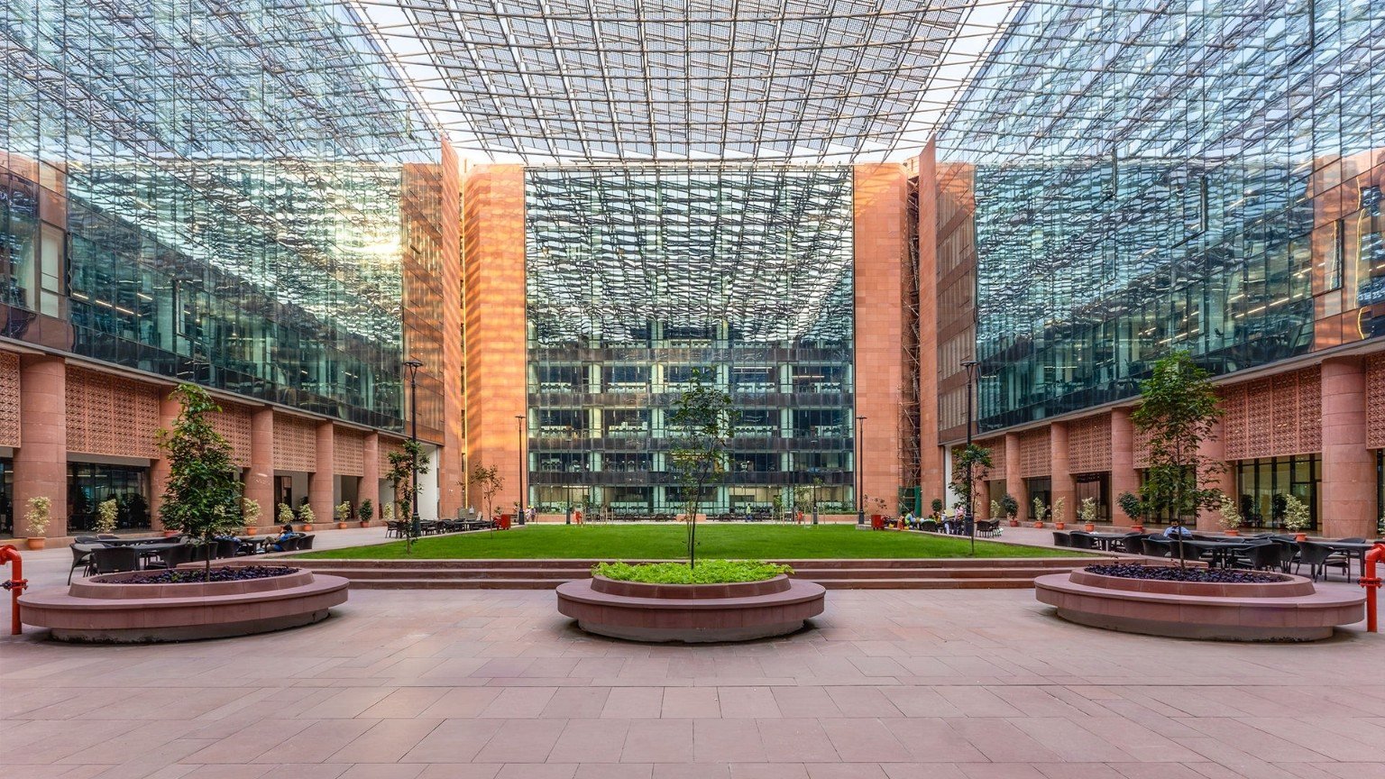 Kartavya Bhavan courtyard